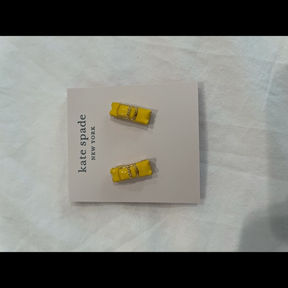 kate spade Jewelry - Kate spade taxi cab earrings